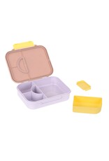 Lassig Lassig Bento Lunchbox Pattern Party rose lilac