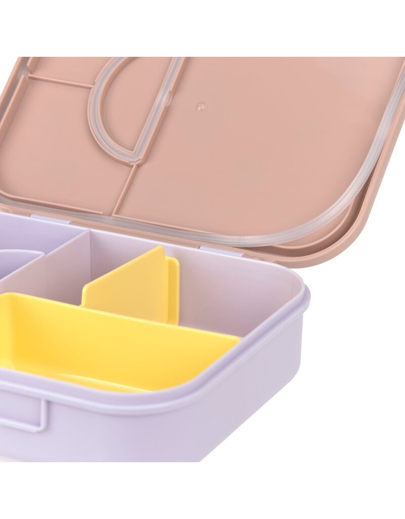 Lassig Lassig Bento Lunchbox Pattern Party rose lilac
