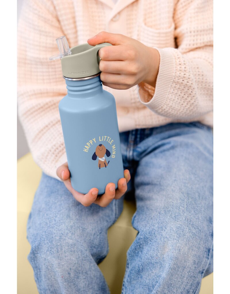 Lassig Lassig Bottle Stainless Steel Pattern Party blue green