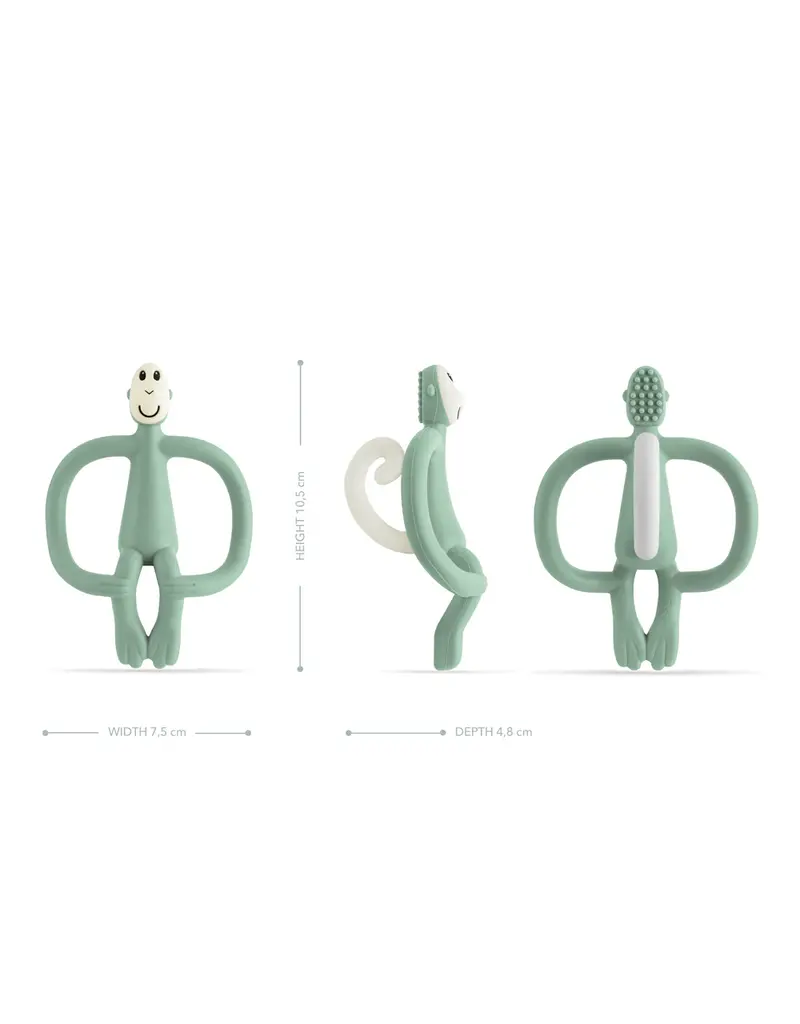 Matchstick Monkey Matchstick Monkey Mint Green Teether
