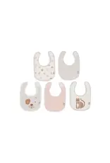 Jollein Jollein Slab Jersey Waterproof 5-pack Animal friends