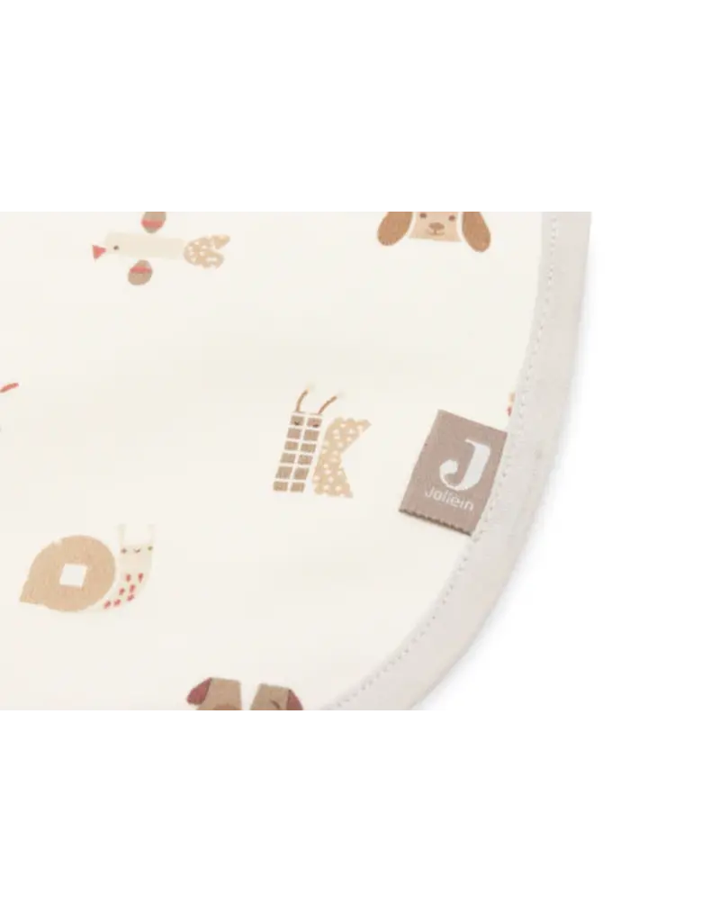Jollein Jollein Slab Jersey Waterproof 5-pack Animal friends