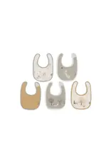Jollein Jollein Slab Jersey Waterproof 5-pack Tiny Park