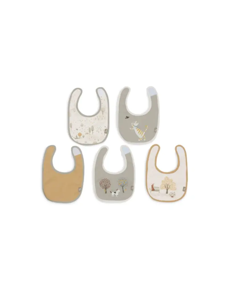 Jollein Jollein Slab Jersey Waterproof 5-pack Tiny Park