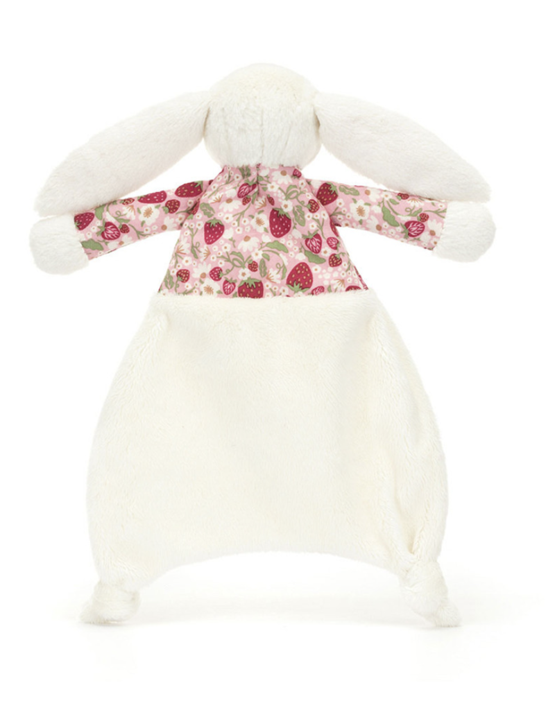 Jellycat Jellycat Blossom Bunny Cream Berry Comforter