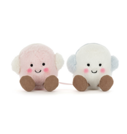 Jellycat Jellycat Amuseables Toastie Pink and White Marshmallows