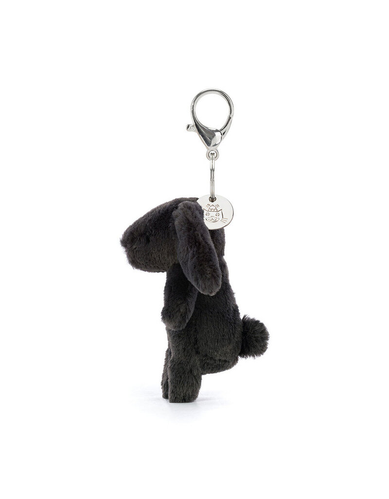 Jellycat Jellycat Bashful Inky Bunny Bag Charm