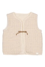 Koeka Koeka Babyvest reversible Lind warm white