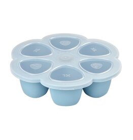 Béaba Beaba Siliconen multiporties silicone Windy blue 6x150ml