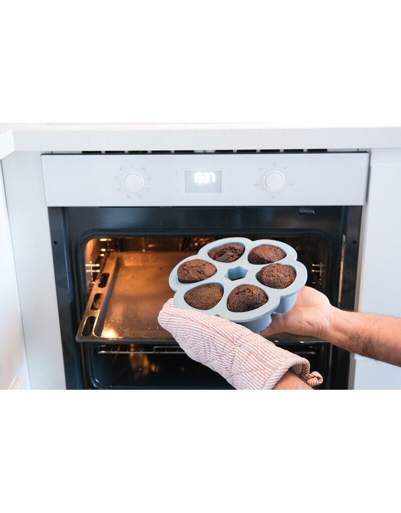 Béaba Beaba Siliconen multiporties silicone Windy blue 6x150ml