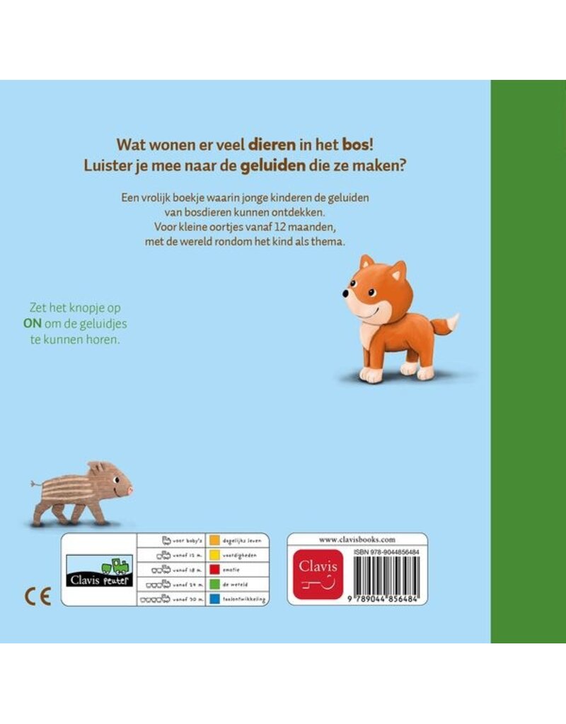 Clavis Clavis geluidenboekje Bosdieren