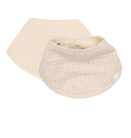 Koeka Koeka Bandana bib 2-pack Lind warm white