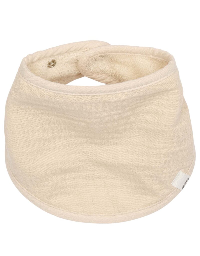 Koeka Koeka Bandana bib 2-pack Lind warm white