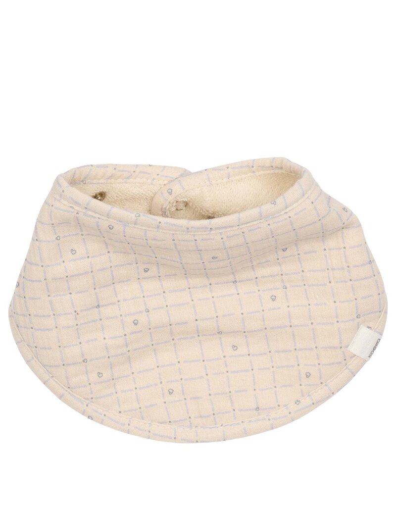 Koeka Koeka Bandana bib 2-pack Lind warm white