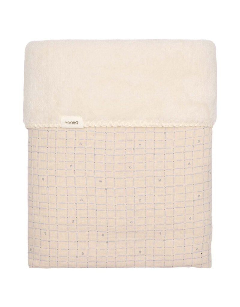 Koeka Koeka Wiegdeken Teddy Lind warm white