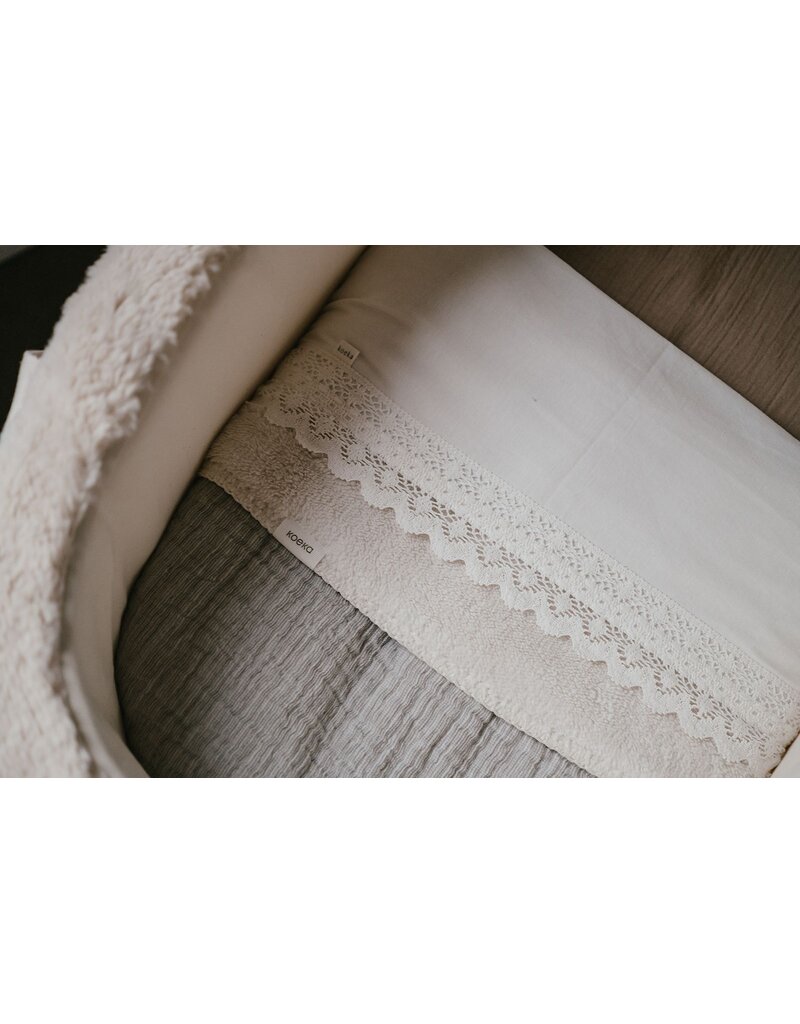 Koeka Koeka Wiegdeken Teddy Rivoli stone