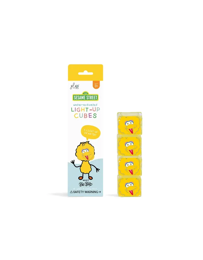 Glo Pals Glo Pals Light up cubes Big Bird 4pc