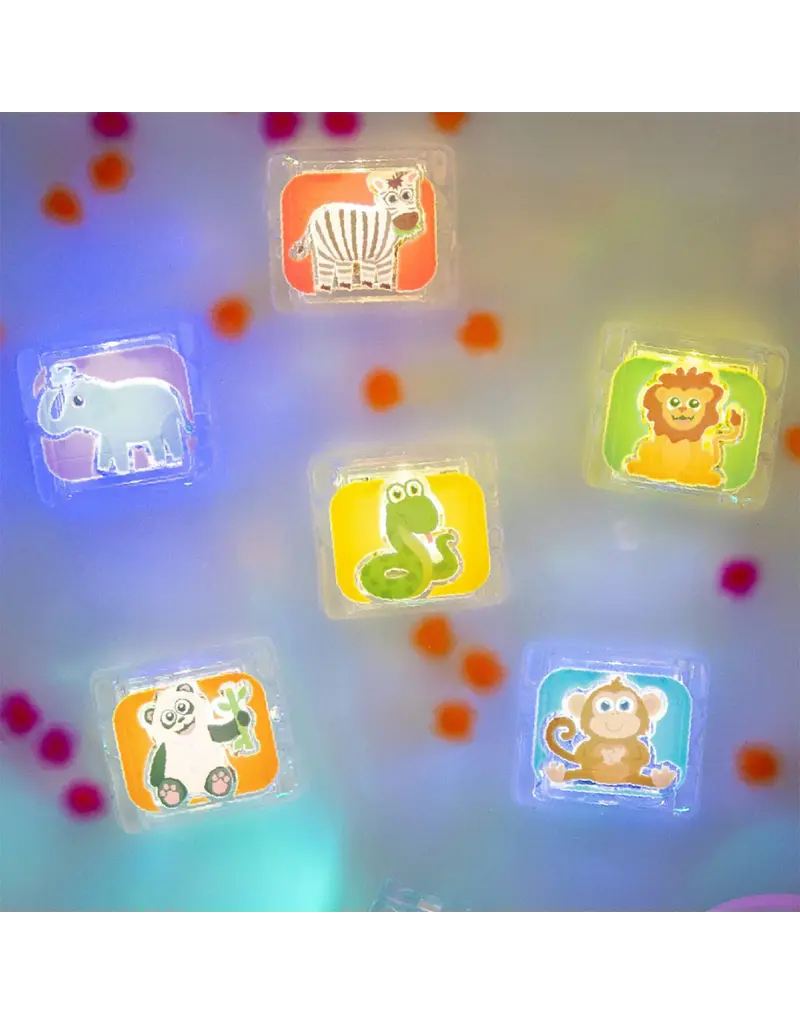 Glo Pals Glo Pals Light up cubes Zoo Limited Edition 6pc