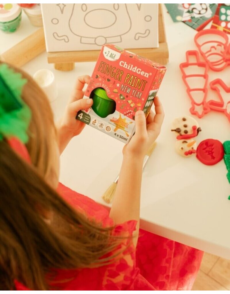 ChildGen Childgen Finger Paint Christmas & New Year