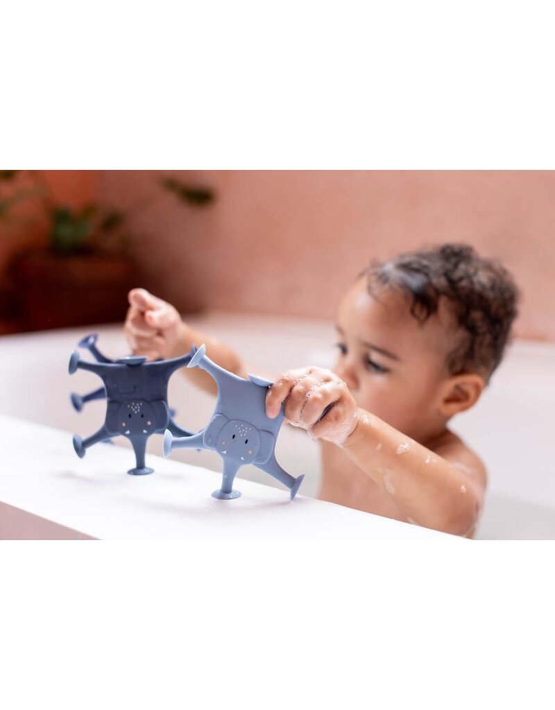 Trixie Trixie Dierenspel Met Zuignappen Mrs. Elephant Blauw