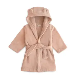 Mushie Mushie Bear Robe Blush 2-4y
