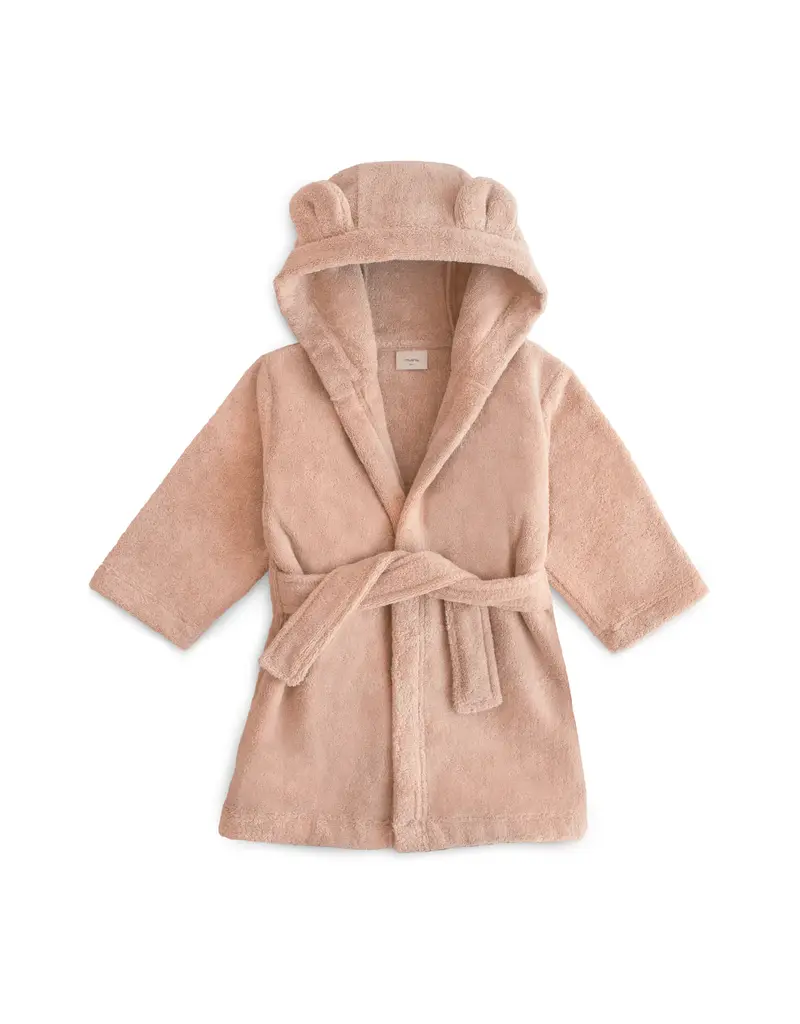 Mushie Mushie Bear Robe Blush