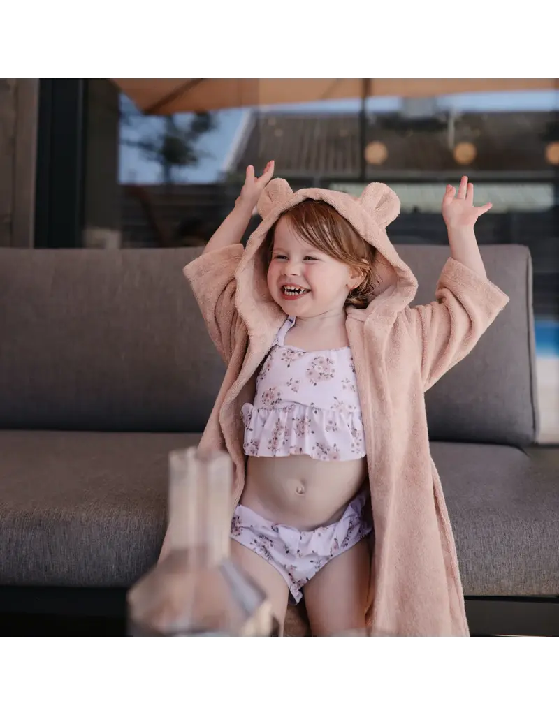 Mushie Mushie Bear Robe Blush