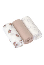 Lassig Lassig Swaddle & Burp Blanket Cat