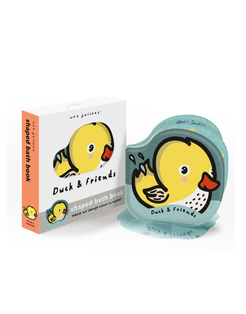 Wee Gallery Wee Gallery Shaped Bath Book Duck & Friends