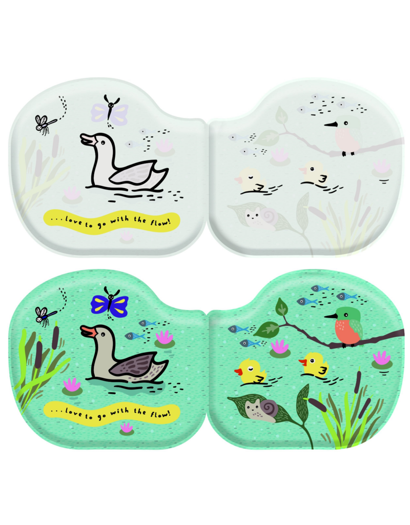 Wee Gallery Wee Gallery Shaped Bath Book Duck & Friends