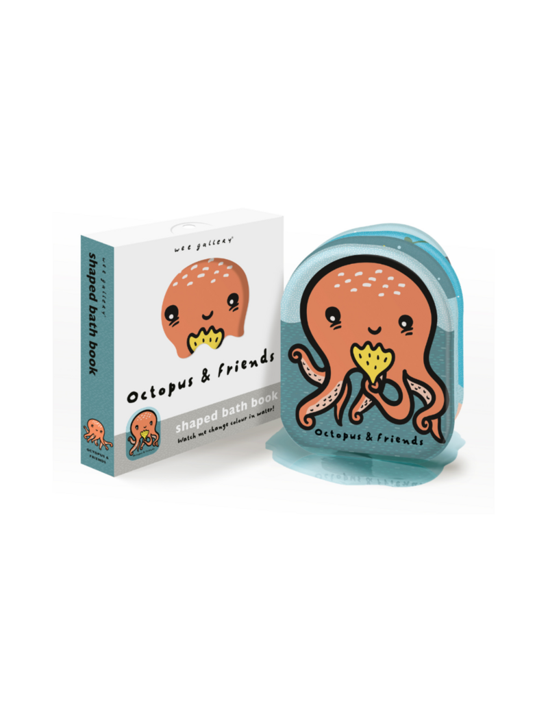 Wee Gallery Wee Gallery Shaped Bath Book Octopus & Friends