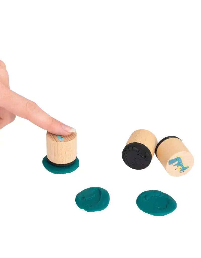 Knetä Knetä Houten stempelset Dino's