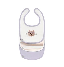 Lassig Lassig newborn bib 3 pcs Tiny Team Cat