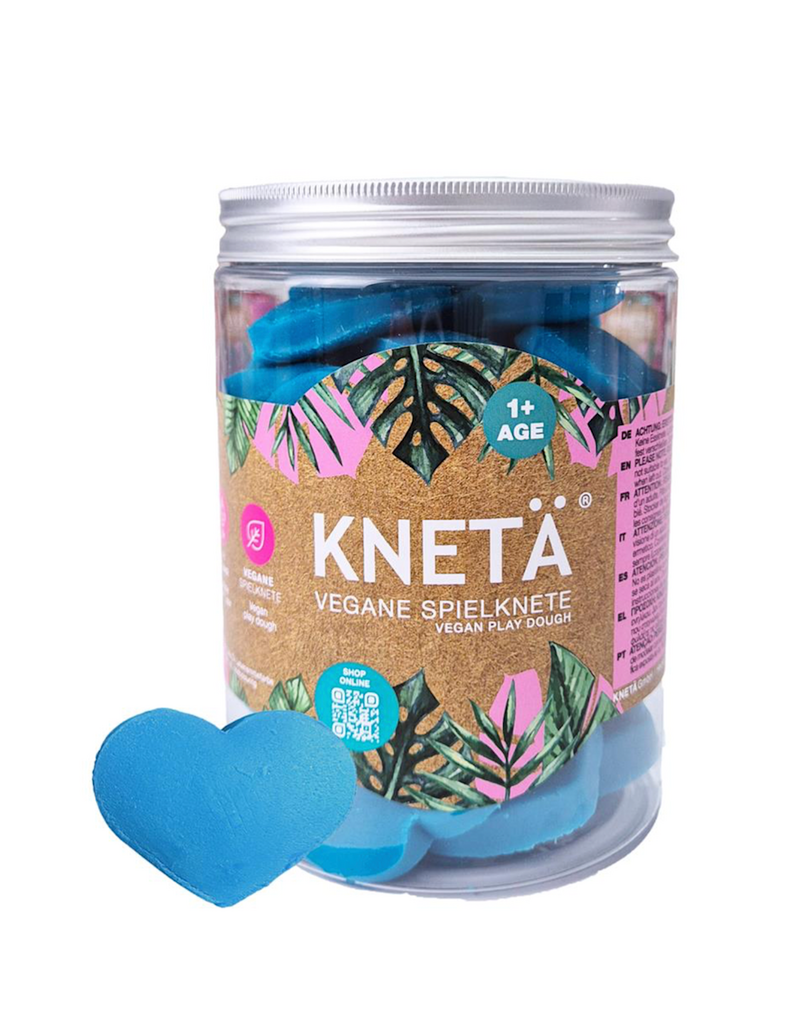 Knetä Knetä Speelklei vegan Hearts blue