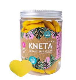 Knetä Knetä Speelklei vegan Hearts yellow