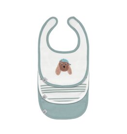 Lassig Lassig newborn bib 3 pcs Tiny Team Dog