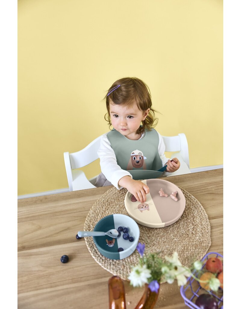 Lassig Silicone Bib Tiny Team Dog