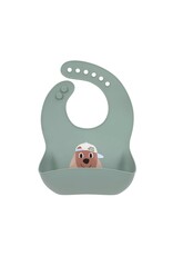 Lassig Lassig Silicone Bib Tiny Team Dog