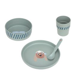 Lassig Lassig Dish Set Tiny Team Dog