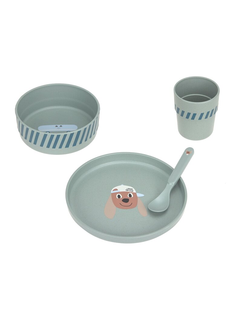 Lassig Lassig Dish Set Tiny Team Dog