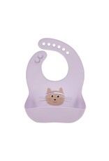Lassig Lassig Silicone Bib Tiny Team Cat