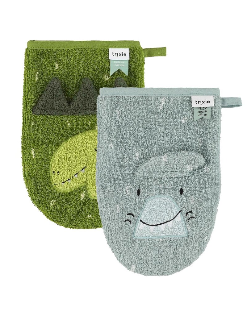 Trixie Trixie Washandjes Mr. Shark & Mr. Dino