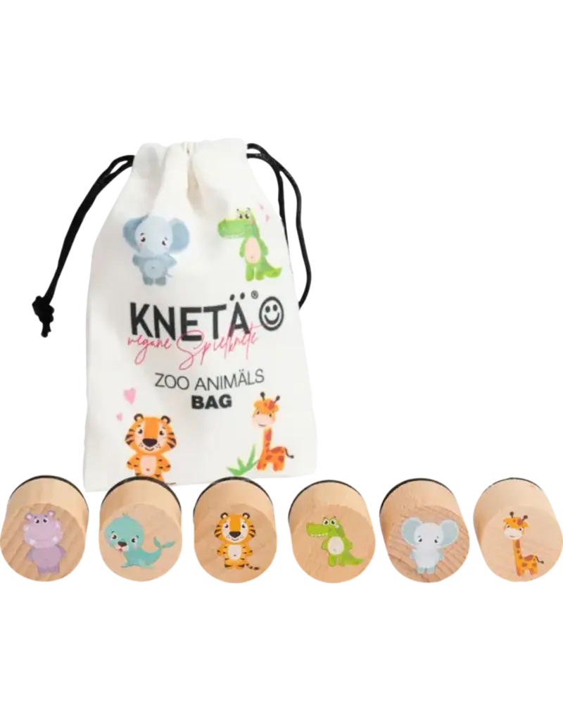 Knetä Knetä Houten stempelset Zoodieren