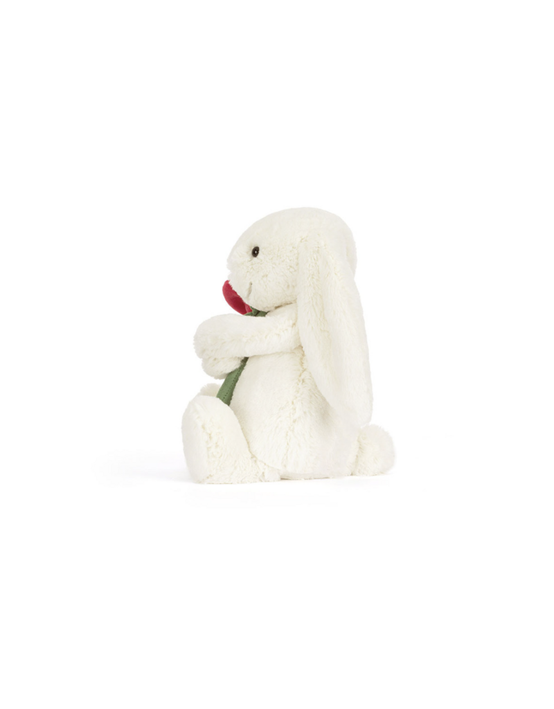 Jellycat Jellycat Cream Bunny with Rose
