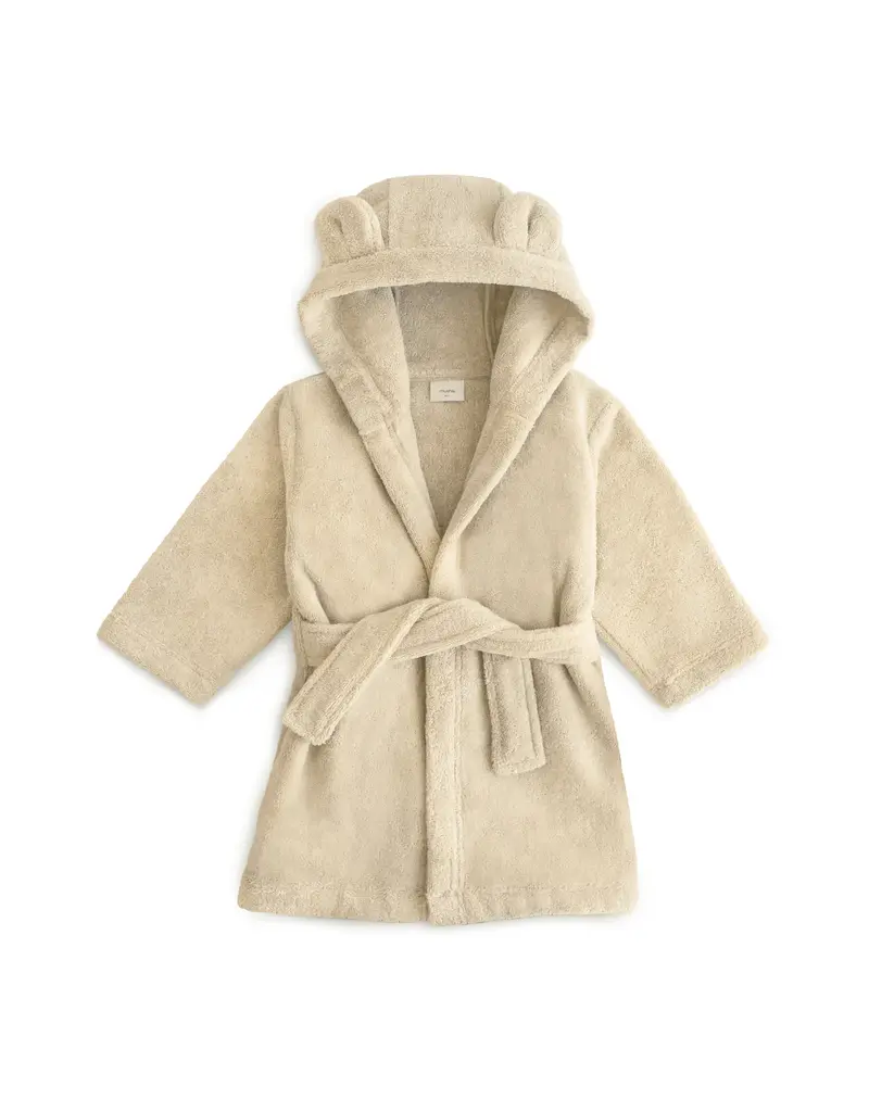 Mushie Mushie Bear Robe Moss 2-4y