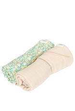 Koeka Koeka hydrofiel swaddle 2-pack Meadow off white