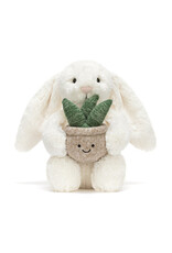 Jellycat Jellycat cream bunny with plant