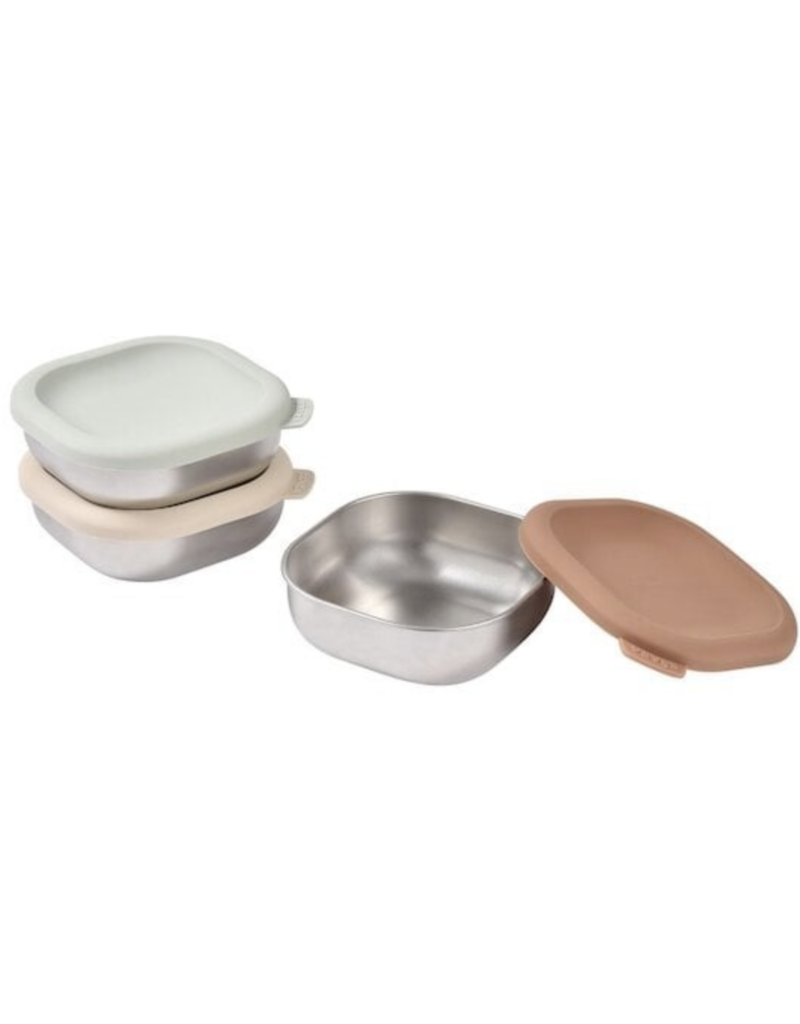 Béaba Beaba Bewaardoosjes inox Natural 4st