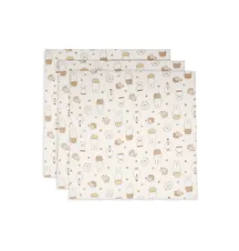 Jollein Jollein Hydrofiele doeken 70x70cm Miffy Family Farm