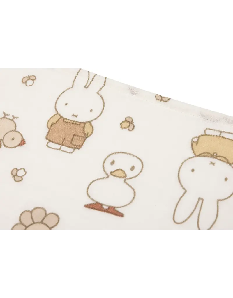 Jollein Jollein Hydrofiele doeken 70x70cm Miffy Family Farm